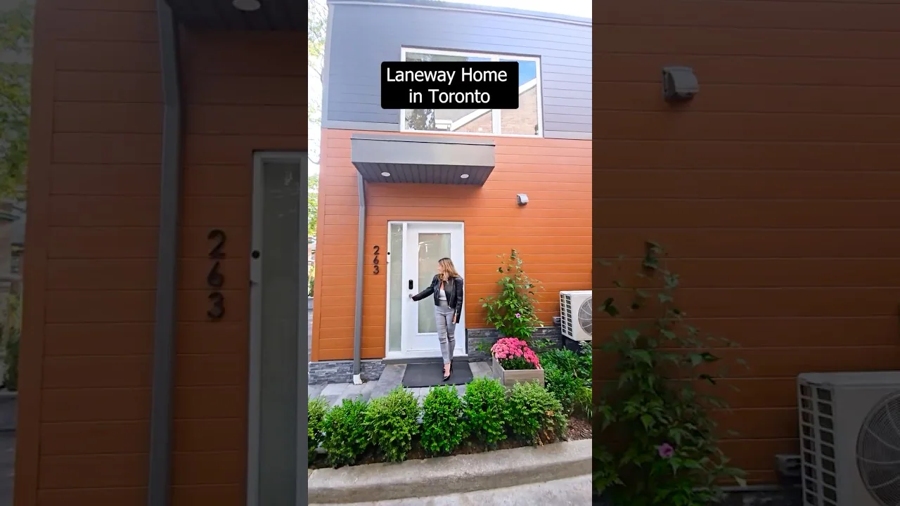 Diana showing a Toronto laneway home