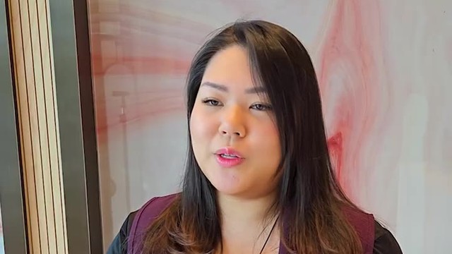 Evana Patisserie owner speaking about the cafe